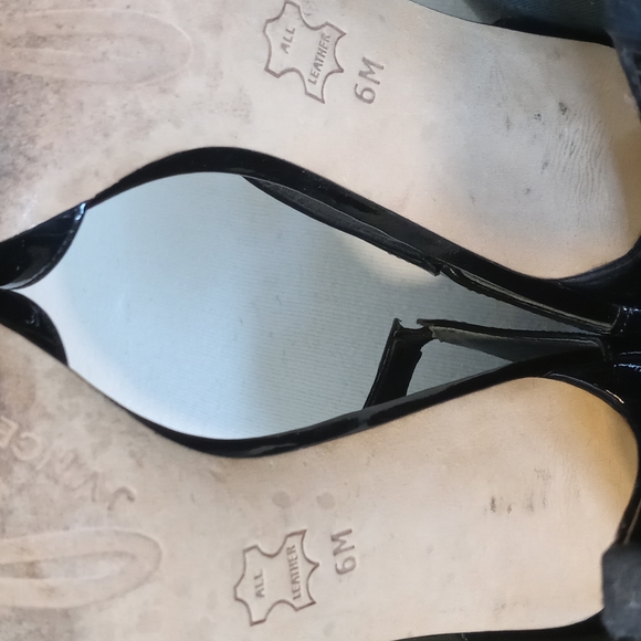 J vincent black open toe heels - Picture 5 of 5